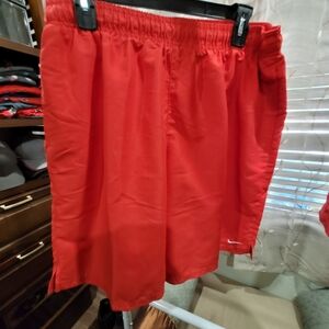 Nike Red Men's Swim Shorts